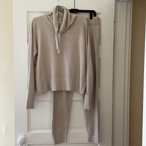 Cozy knit sweatsuit